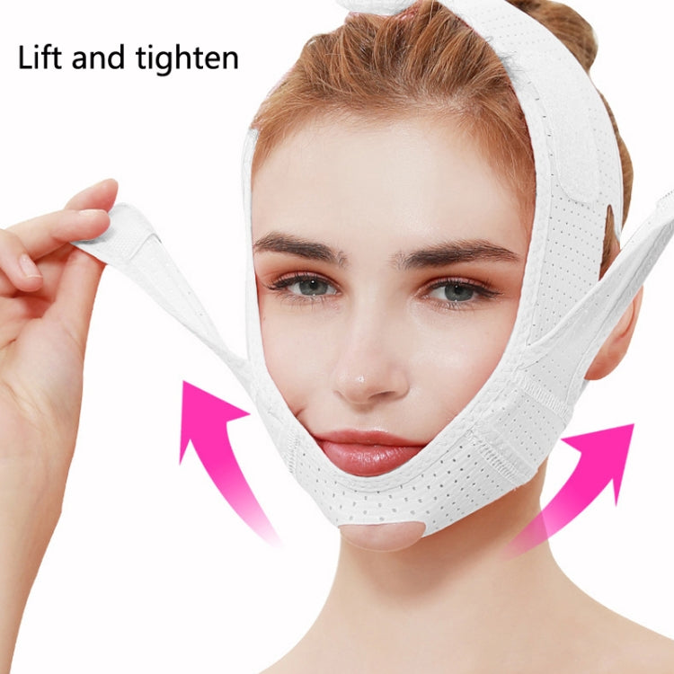 V Face Sleep Bandage Facial Firming Lifting Mask(072 Pink)