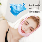 V Face Sleep Bandage Facial Firming Lifting Mask(072 White)