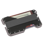 JK02 Metal Card Holder RFID Anti-Theft  Leather Wallet EDC Multifunctional Stainless Steel Aluminum Alloy Card Holder(Gray+ Black  + Gray)