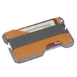 JK02 Metal Card Holder RFID Anti-Theft  Leather Wallet EDC Multifunctional Stainless Steel Aluminum Alloy Card Holder(Gray  + Khaki  + Gray) - Antimagnetic RFID Package by PMC TechLife | Online Shopping South Africa | PMC TechLife | Buy Now Pay Later Mobicred