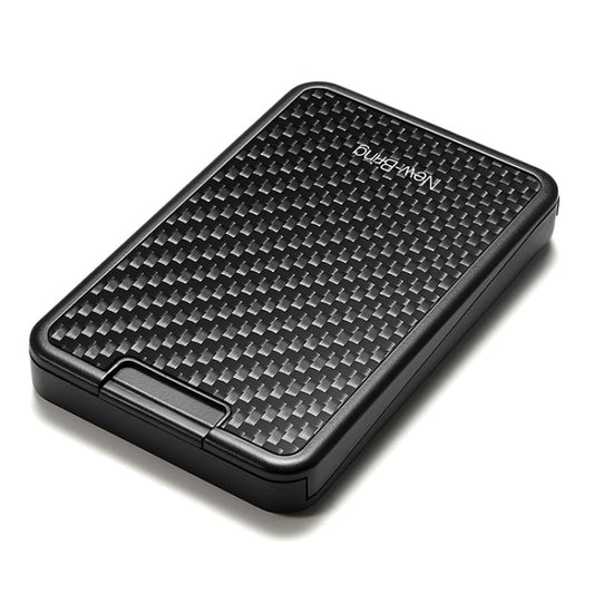 New-Bring  Carbon Fiber Metal Card Holder Male Personality Card Holder Anti-Theft  RFID Ultra-Thin Small Card Box(Black) - free shipping - PMC Jewellery - Order now!