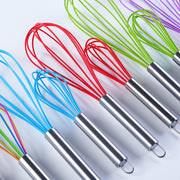 Silicone Egg Beater Home Egg Mixer Kitchen Gadgets Cream Baking Tools, Colour: 12 inch Blue