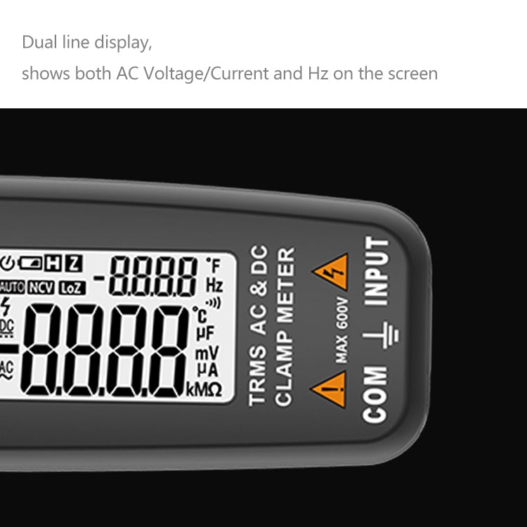 BSIDE ACM91 Digital Clamp Meter AC/DC Current 1mA True RMS Auto Range  Capacitor Tester Multimeter(Black) - Digital Multimeter by BSIDE | Online Shopping South Africa | PMC Jewellery | Buy Now Pay Later Mobicred