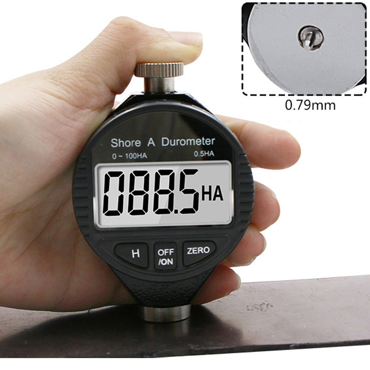 Electronic Digital Display Hard Meter Plastic Rubber Silicone Tire Hardness Meter, Model: 0-100HA A - Measuring Tools by PMC Jewellery | Online Shopping South Africa | PMC Jewellery | Buy Now Pay Later Mobicred