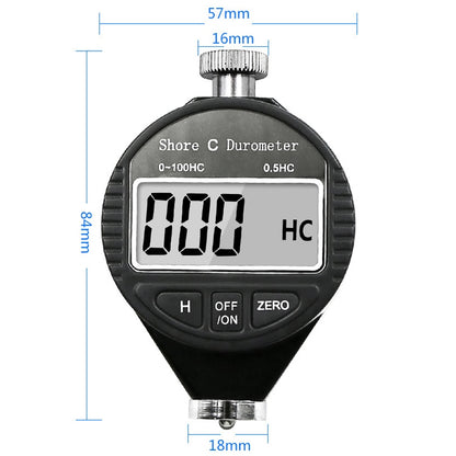 Electronic Digital Display Hard Meter Plastic Rubber Silicone Tire Hardness Meter, Model: 0-100HA A - Measuring Tools by PMC Jewellery | Online Shopping South Africa | PMC Jewellery | Buy Now Pay Later Mobicred