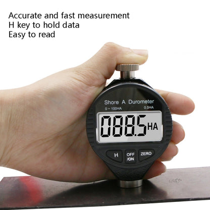 Electronic Digital Display Hard Meter Plastic Rubber Silicone Tire Hardness Meter, Model: 0-100HA A - Measuring Tools by PMC Jewellery | Online Shopping South Africa | PMC Jewellery | Buy Now Pay Later Mobicred