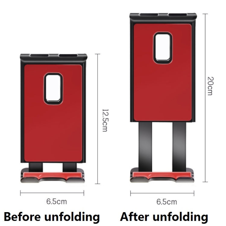 2 PCS Car Mobile Phone Tablet Suction Cup Holder(Red) - free shipping - PMC TechLife - Order now!