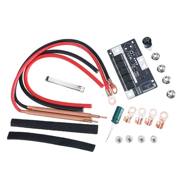 12V Spot Welding Machine DIY Portable Battery Storage Spot Welding Machine PCB Circuit Board Welding Equipment(Circuit Board Set)