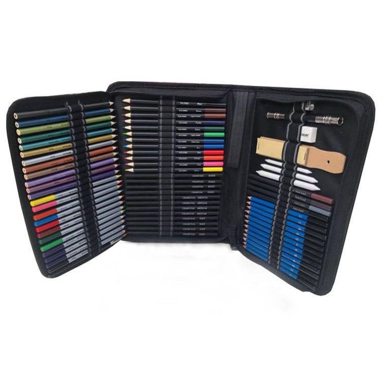 72 in 1 Sketch Pencil Color Lead Set Student Hand-Painted Art Color Pencil - Art Supplies by PMC TechLife | Online Shopping South Africa | PMC TechLife