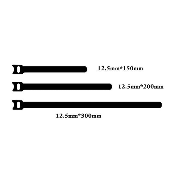 60 PCS T-Shaped Cable Organizer Belt Nylon Winder Buckle, Length: 30cm(Color Random Delivery)
