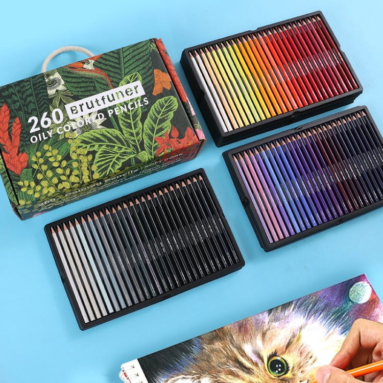BRUTFUNER 520 Colors Color Lead Set Art Painting Oily Hand-Painted Color Lead(Gift Box Packaging) - free shipping - PMC Jewellery - Order now!