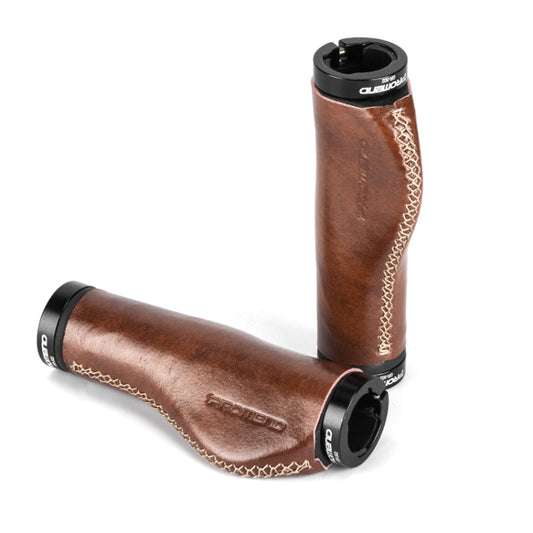 1 Pair PROMEND GR-502H Bicycle Mountain Bike Folding Bike Locking Ergonomic Meat Ball Gloves(Brown) - free shipping - PMC Jewellery - Order now!