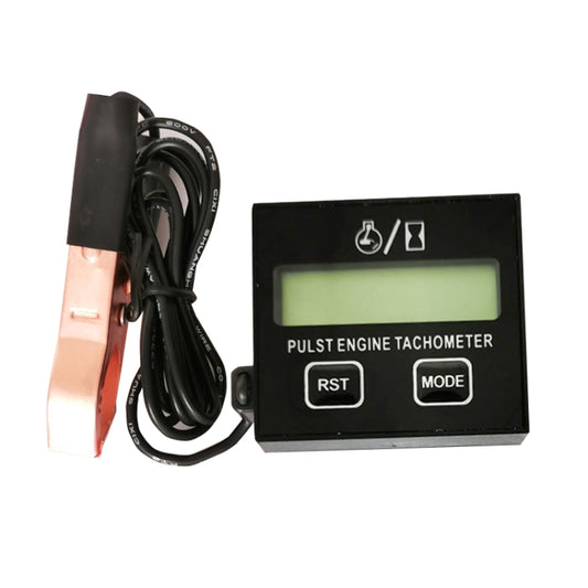 ZSB-03 Chain Saw Tachometer Gasoline Engine Lawn Mower High Tachometer Digital Display Induction Pulse Tachometer, Specification: Double Button Clip Version - free shipping - PMC Jewellery - Order now!