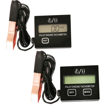 ZSB-03 Chain Saw Tachometer Gasoline Engine Lawn Mower High Tachometer Digital Display Induction Pulse Tachometer, Specification: Double Button Clip Version - free shipping - PMC Jewellery - Order now!
