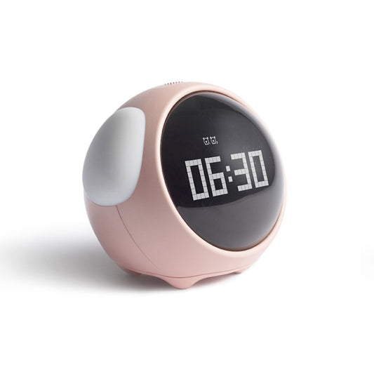Cartoon Smart Alarm Clock For Children Bedroom Bedside LED Lamp Charging Electronic Digital Clock, Colour: Pink (Expression Version) - free shipping - PMC Jewellery - Order now!