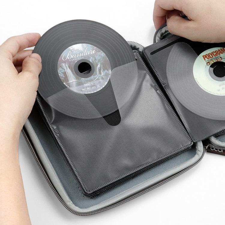 Baona BN-F021 Car Home DVD CD Storage Bag Game CD Storage Bag For PS4(Black) - Bags by Baona | Online Shopping South Africa | PMC TechLife | Buy Now Pay Later Mobicred