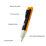 Non-Contact Electronic Digital Display Electric Pen Safety Induction Electric Pen With LED(A12D01)