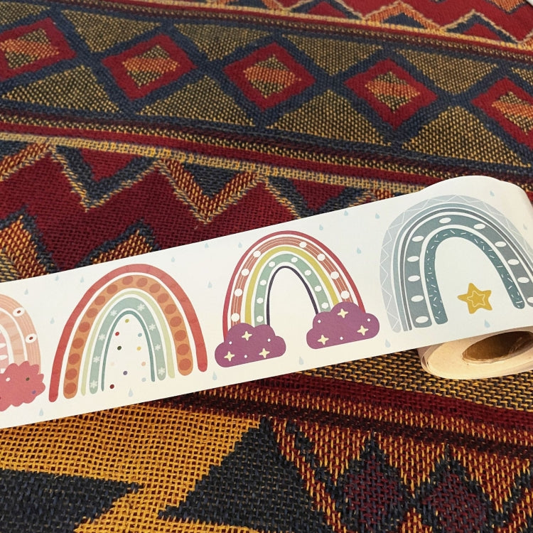 CM2107018 Border Sticker Blackboard Rainbow Sticker Bohemian Sticker, Size: 20mx7.6cm - Tape & Solid glue by PMC TechLife | Online Shopping South Africa | PMC TechLife