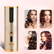 Portable USB Charging Wireless Curler Lazy Automatic Curling Rod(Patented Gray)