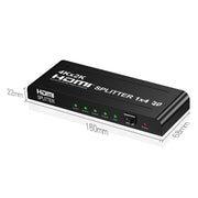 HW-4K104D 1 to 4 4K X 2K Video High-Definition On-Screen HDMI Splitter(EU Plug)