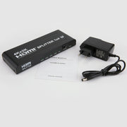 HW-4K104D 1 to 4 4K X 2K Video High-Definition On-Screen HDMI Splitter(EU Plug)