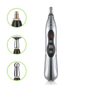 Circulating Energy Automatic Point Finding Meridian Pen Home Pain Electronic Acupuncture Pen Specifications： 3 Head Color Box (Charging Model)