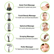 Circulating Energy Automatic Point Finding Meridian Pen Home Pain Electronic Acupuncture Pen Specifications： 3 Head Color Box (Charging Model)