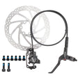 Meroca M800 Bicycle Brake Mountain Bike Universal Bilateral Brake Oil Pressure Disc Brake, Style: Left Back 1400mm + Disc Brake - Bicycle Brake Parts by Meroca | Online Shopping South Africa | PMC TechLife | Buy Now Pay Later Mobicred
