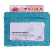 KT1002 RFID Function Lizard Pattern Bank Card Holder PU Business Card Case(Sky Blue)