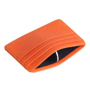 KT1002 RFID Function Lizard Pattern Bank Card Holder PU Business Card Case(Brown)