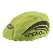 2 PCS Cycling Helmet Rain Cover Outdoor Reflective Safety Helmet Cover, Size: Free Size(Fluorescent Green (Style 1))