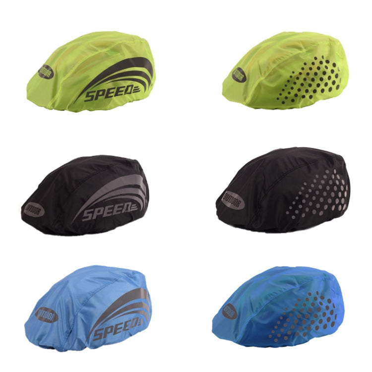 2 PCS Cycling Helmet Rain Cover Outdoor Reflective Safety Helmet Cover, Size: Free Size(Fluorescent Green (Style 1)) - free shipping - PMC TechLife - Order now!
