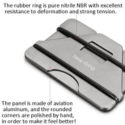 New Bring Metal Card Holder Anti-Demagnetization Anti-Theft Brush Anti-RFID Card Holder Ultra-Thin Card Holder Men Wallet(Carbon Fiber)