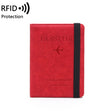 RFID Travel Passport Card Bag Elastic Band Protective Case(Red) - free shipping - PMC TechLife - Order now!