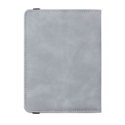 RFID Travel Passport Card Bag Elastic Band Protective Case(Gray)
