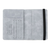 RFID Travel Passport Card Bag Elastic Band Protective Case(Black)