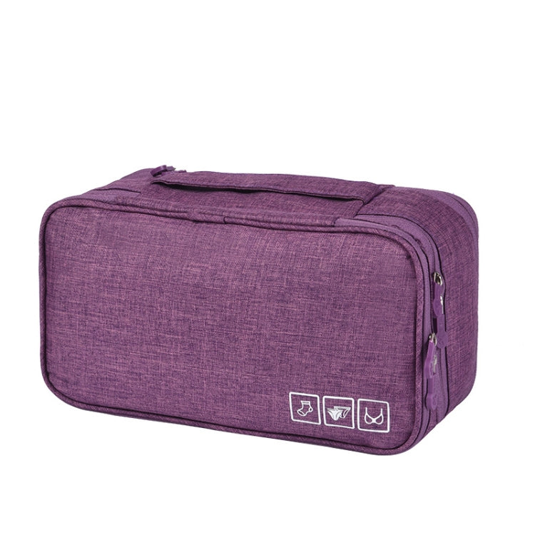 Travel Waterproof Storage Bag Underwear Storage Finishing Bag(Violet) - Storage Bags by PMC TechLife | Online Shopping South Africa | PMC TechLife