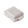 6 PCS C1617 Portable Dispensing Sealed Pill Box Wheat Straw Large-capacity Storage Box(Beige) - free shipping - PMC TechLife - Order now!