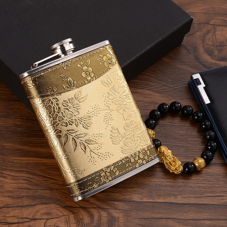 Portable Stainless Steel Hip Flask Set With Wine Glass Funnel, Style: 8OZ Old Jack Patch Core - Condiment Bottles & Hip Flasks by PMC TechLife | Online Shopping South Africa | PMC TechLife