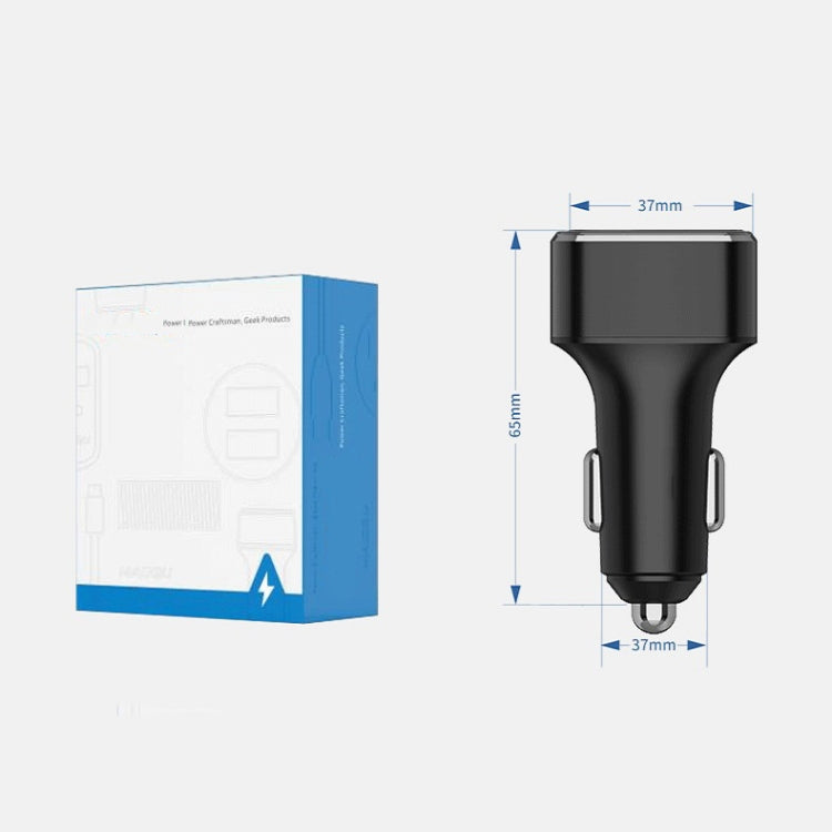 Three USB Ports Car Fast Charging Charger For Huawei/For OPPO/VIVO/OnePlus And Other Flash Charging, Model: GT680 Black - Car Charger by PMC TechLife | Online Shopping South Africa | PMC TechLife