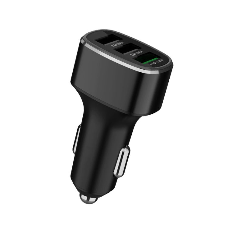 Three USB Ports Car Fast Charging Charger For Huawei/For OPPO/VIVO/OnePlus And Other Flash Charging, Model: GT780 Black - Car Charger by PMC TechLife | Online Shopping South Africa | PMC TechLife