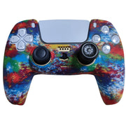2 PCS PS5 Gamepad Silicone Protective Cover(9+ Hats)