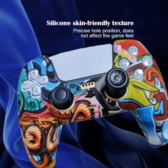 2 PCS PS5 Gamepad Silicone Protective Cover(6+ Hats)