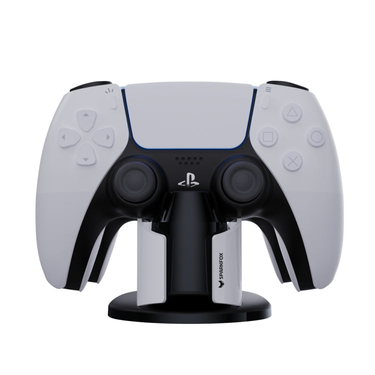 SPARKFOX W20P508 Dual Charger With Contacts Wireless Handle Charger For PS5, Style: Charger+Data Cable - Charger & Power by SPARKFOX | Online Shopping South Africa | PMC Jewellery | Buy Now Pay Later Mobicred