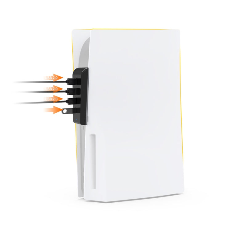 DOBE TP5-0576 USB HUB High Speed Transmission Extension HUB Converter For PS5(Black) - Adapter & Cables by DOBE | Online Shopping South Africa | PMC TechLife