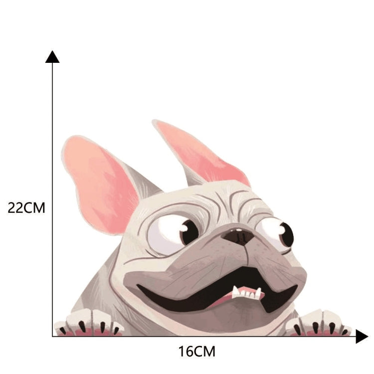 3 PCS D-840 Three-Dimensional Personalized Graphic Car Sticker Puppy Cartoon Colorful Vinyl Decals For Car Windows(A) - Decorative Sticker by PMC TechLife | Online Shopping South Africa | PMC TechLife