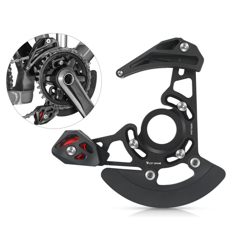 WEST BIKING YP0719259 Mountain Bike Chain Guide Support 32T-38T Gear Piece(Black) - free shipping - PMC TechLife - Order now!