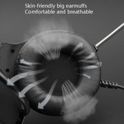 Smailwolf AK3 Headset Game Headphones Wired Luminous Desktop Computer Headset, Style: 3.5mm Double Plug