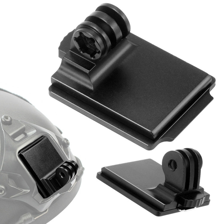 Upgraded Version Helmet Base Adapter Fixed Mount Hunting CS NVG Bracket for GoPro Hero11 Black / HERO10 Black /9 Black /8 Black /7 /6 /5 /5 Session /4 Session /4 /3+ /3 /2 /1, DJI Osmo Action and Other Action Cameras