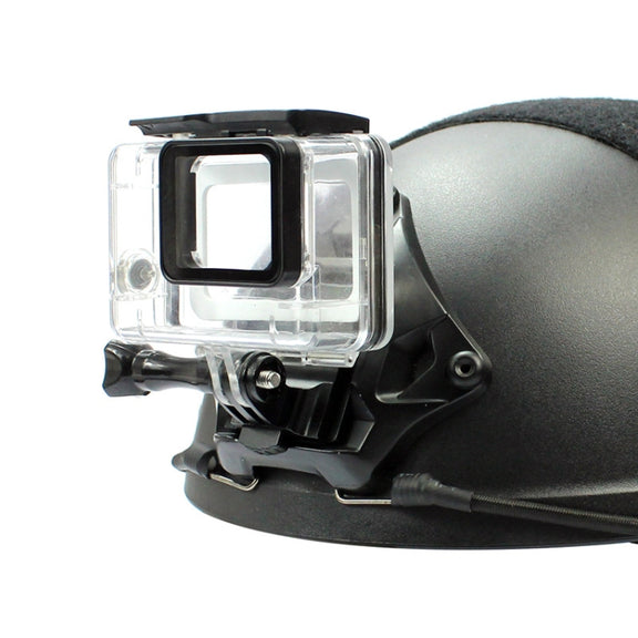 Upgraded Version Helmet Base Adapter Fixed Mount Hunting CS NVG Bracket for GoPro Hero11 Black / HERO10 Black /9 Black /8 Black /7 /6 /5 /5 Session /4 Session /4 /3+ /3 /2 /1, DJI Osmo Action and Other Action Cameras
